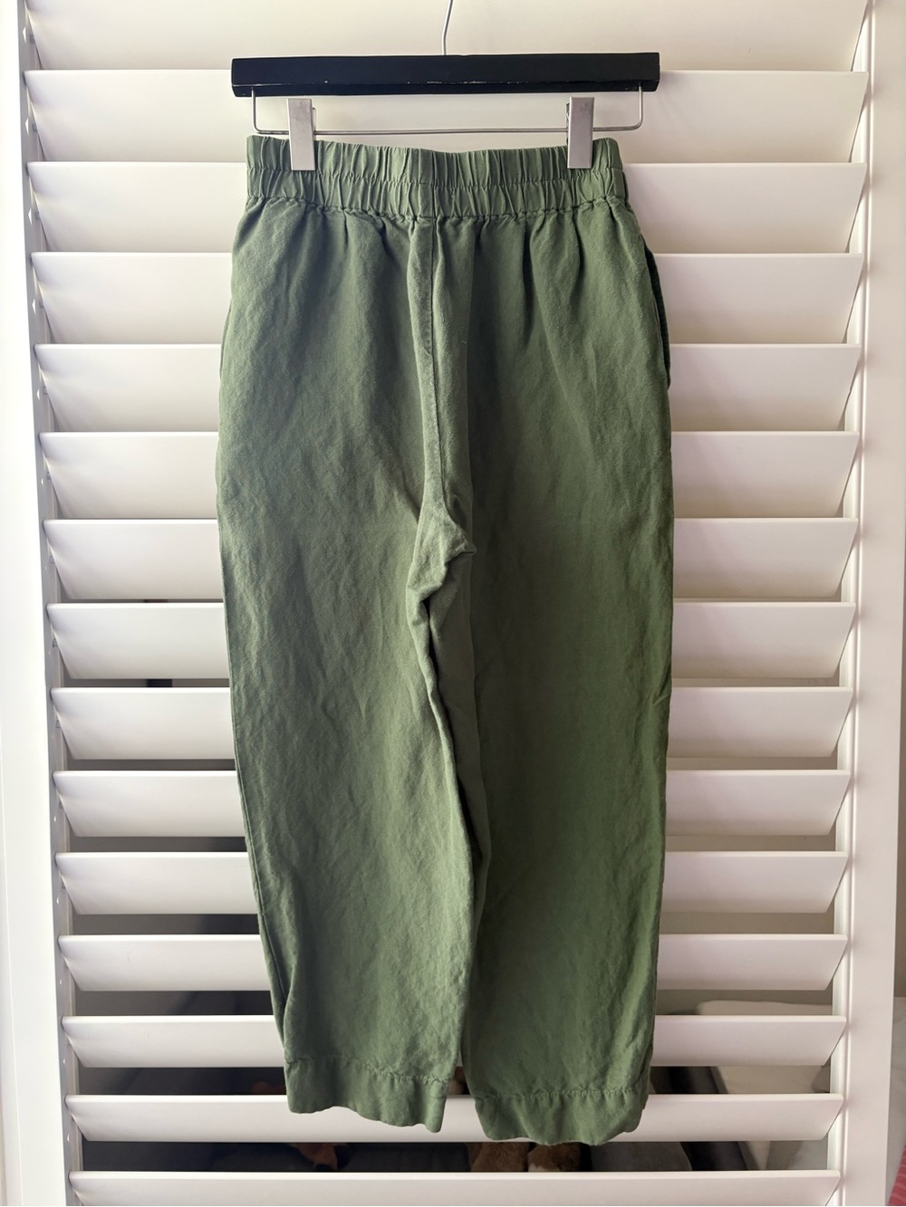 Madewell Olive Green Elastic Waist Pants